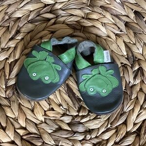 Frog Soft Sole Bootie Shoe Baby Size Medium 9-15 months